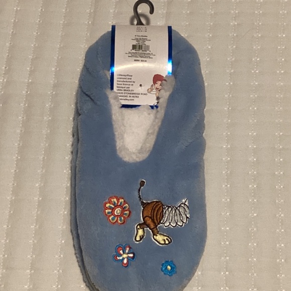 VERA BRADLEY DISNEY PIXAR COZY LIFE SLIPPERS:NWT TOY CHEST "SLINKY" - Picture 2 of 4